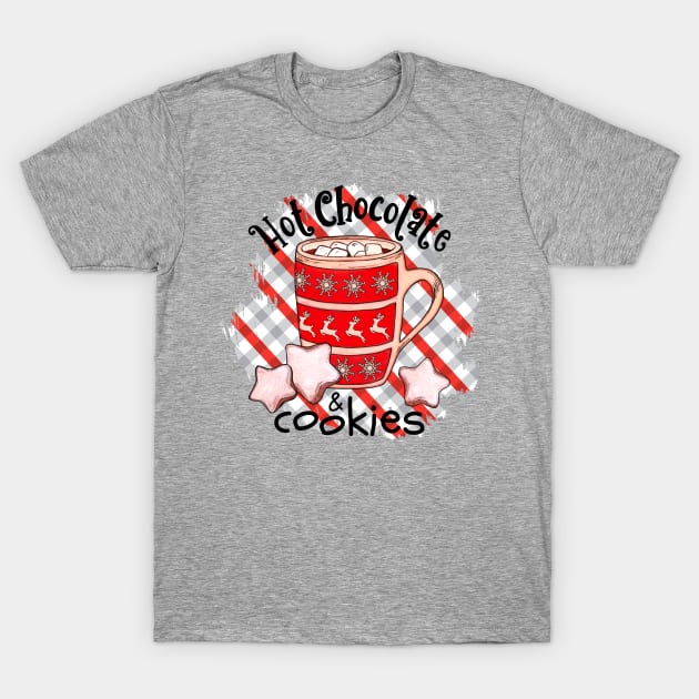 Hot Chocolate and Cookies T-Shirt by Designs by Ira